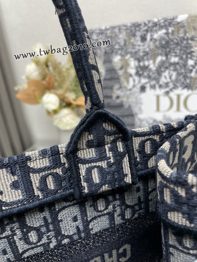 Dior专柜新款TOTE包迪奥高仿原单经典老花蓝小号购物袋手提托特包 djfk1364